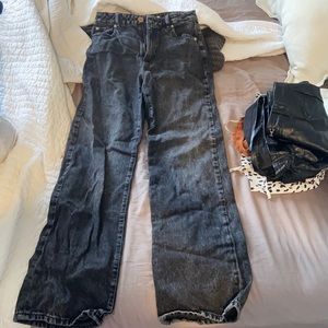 Black size 3 garage jeans